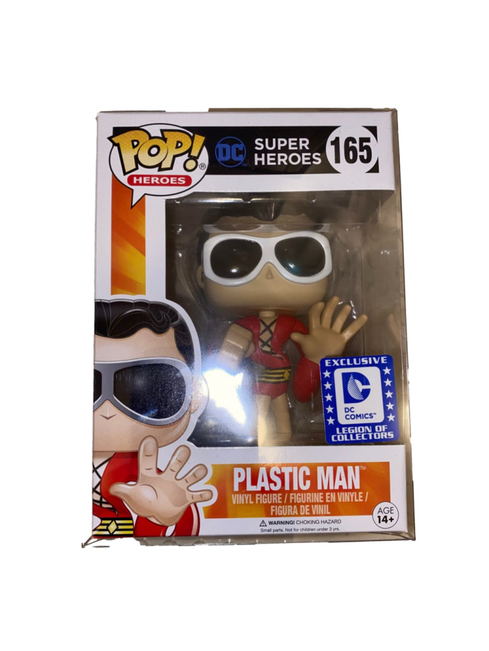 Funko Pop! DC Heroes Plastic Man 165 Figure Legion of Collectors Exclusive